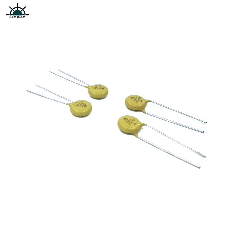 中国ODM電子部品、黄色のMOV 10MM 10D561 560V酸化亜鉛バリスタ（Modmetal Oxide Varistor）