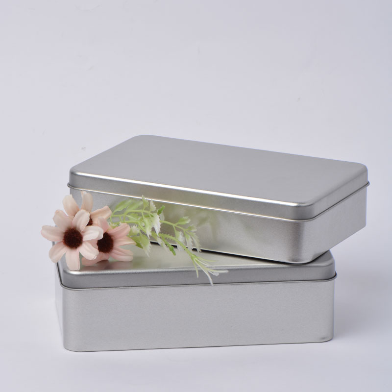 食品等級の長方形の錫箱の金属収納ボックス180 * 110 * 40mm