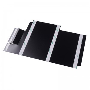 難燃性および耐摩耗性のあるPC絶縁シートブラック0.43mmの絶縁ガスケット自動車部品が容易な折りたたみ断熱マイラーシート