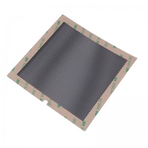 供給難燃性静電PVC防塵メッシュ電気機器防塵メッシュ耐衝撃性0.1mmスピーカーメッシュ