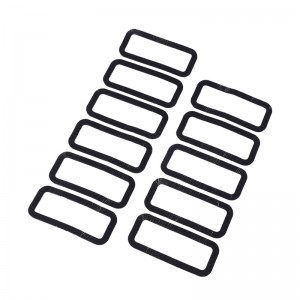 難燃性のPE防水フォーム正方形黒泡30~45度圧縮XPE防水フォーム