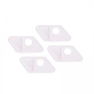 Refurve Bowのための透明な白いプラスチック矢印レスト