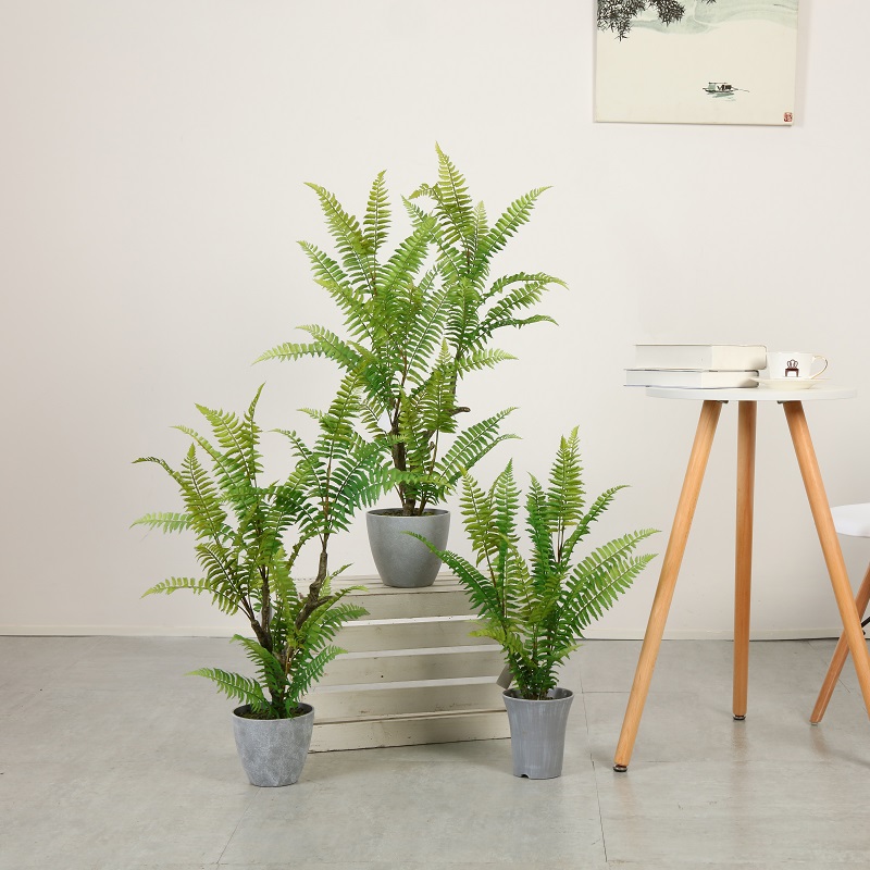 販売のための鍋が付いている現実的な偽の植物人工植物人工の木