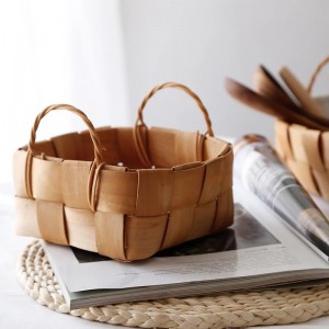 ウッドチップバスケット