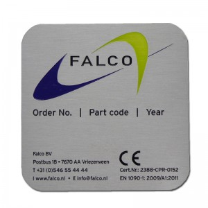 新しい高品質注文の金属エッチングされたアルミニウム銘板