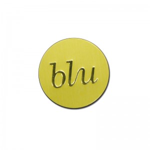 ゴールデンエッチングアルミ香水瓶ラベル