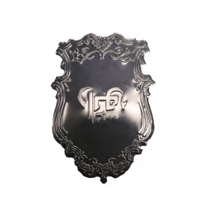 金属金陽極酸化カスタマイズされたアルミニウム香水ステッカー