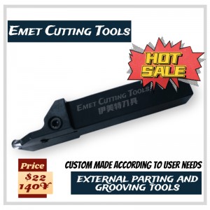 EMET切削工具、外部旋削工具、外部分割器具、溝型工具、特にiSCAR GIDA80-40の挿入、GHGR/L2525-8、GHGR/L2525-6