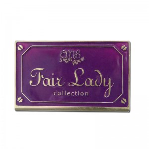 高品質カスタムブランドファッションマット仕上げ金属名ラベルシルクプリントアルミニウムビジネス訪問カード