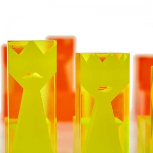 熱い販売の子供たちと大人のアクリルチェスセット