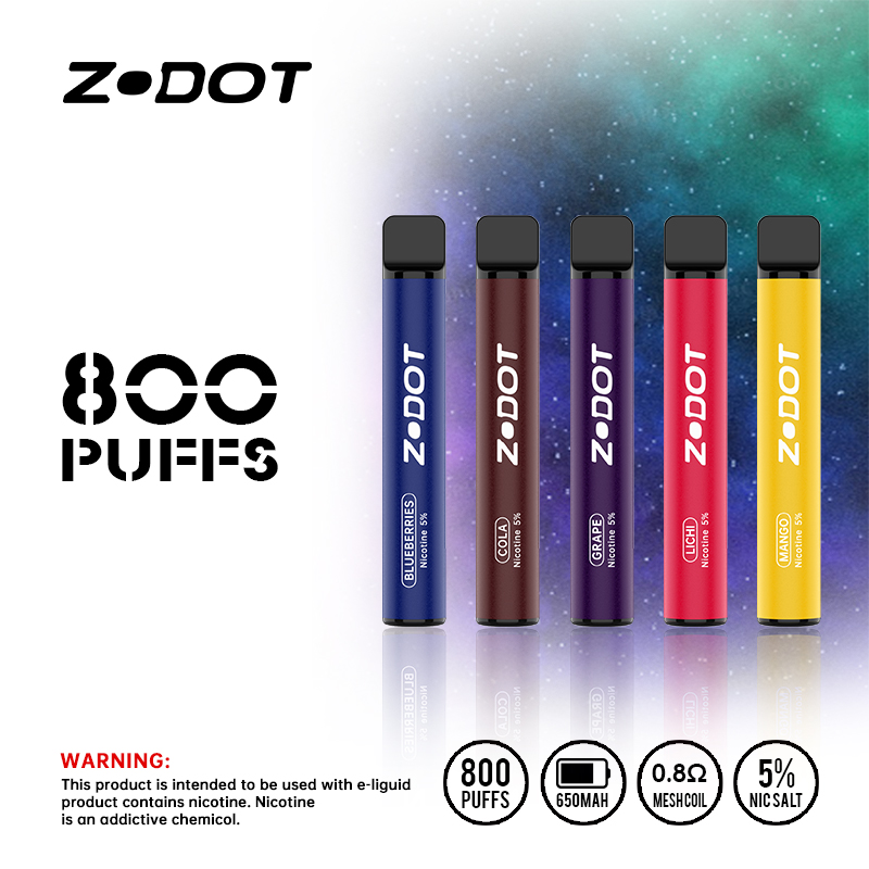 800 PUFFS使い捨てブペペン