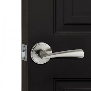 R7604隠されたネジ付きプライバシーレバードアハンドル設置簡単なロックレバーセット