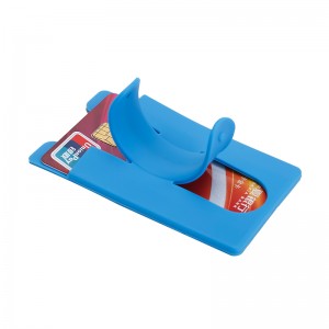 ほとんどすべてのスマートフォンのためのカードホルダーが付いているシリコーンの財布の電話ケース