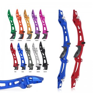 Elongarrow 221006 ET-8 25インチアルミ合金LH ILFアーチェリー再発弓ハンドルライザー