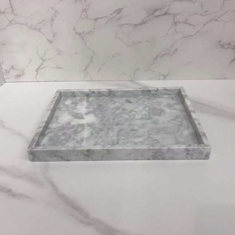 クラシックな本物の天然大理石のバスルームアクセサリーセット