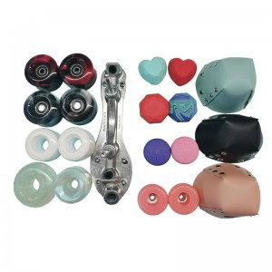 58mm * 32mm 85aクワッドローラースケートホイールインラインホイールスワールミックスカラーホイール