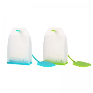 シリコーン茶注入装置、緩い葉茶フィルターバッグストレーナー