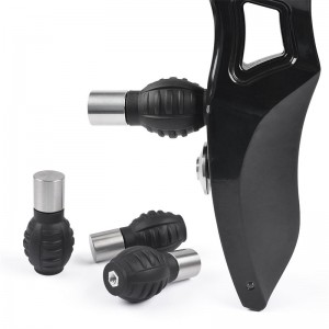 Elongarrow 240034ブラックカラーアーチェリーノイズ装入振動ダンパー