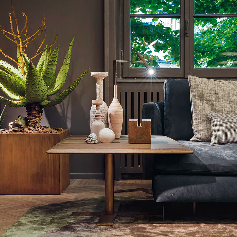 モダンなクルミソリッドウッドコーヒーテーブルのリフト多機能の高さ調節可能なソファーテーブル