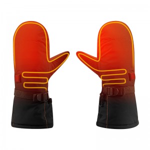 2200mAh冬の電気加熱レザー手袋、釣りのための防水暖房手袋