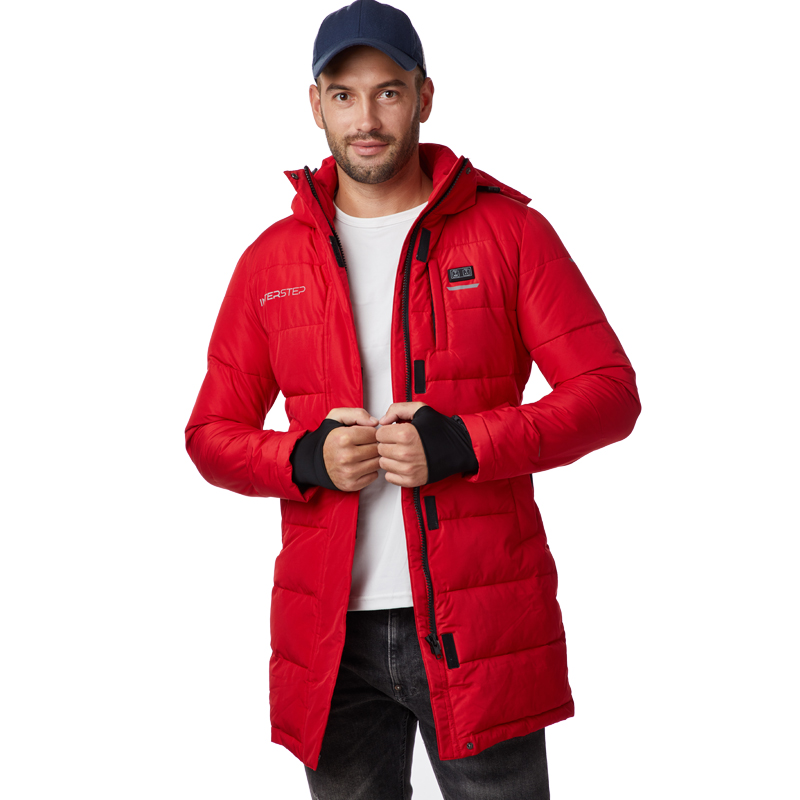 アマゾン熱い販売軽量ダウンジャケット、スタンドカラー加熱された冬のコート
