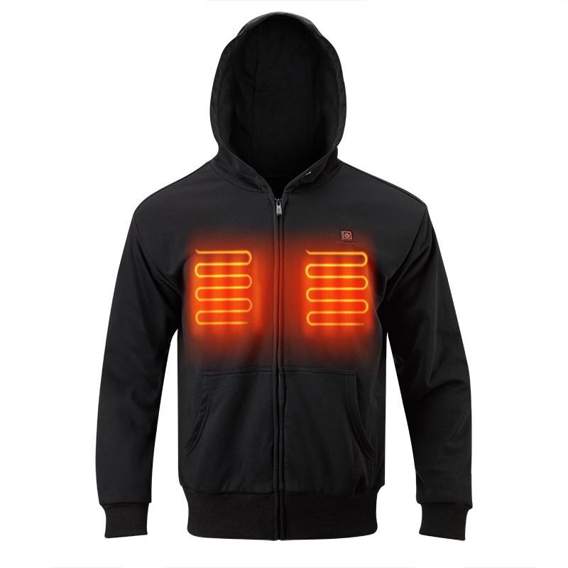 工場価格良質黒の電気加熱服のジャケット