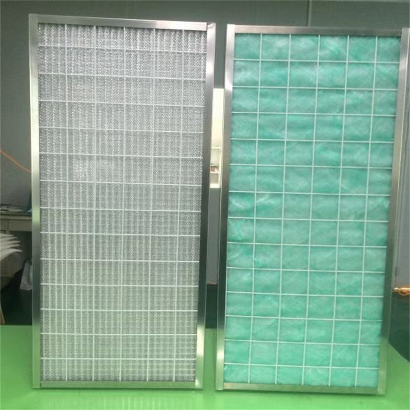 民間のキッチンレンジフードメタルメッシュグリースフィルター/aluminum洗えるプリーツパネルPRE HVACフィルター