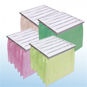 清潔な部屋のためのF5-F9 MIDIUM効率ポケットフィルターバッグHVACエアフィルター