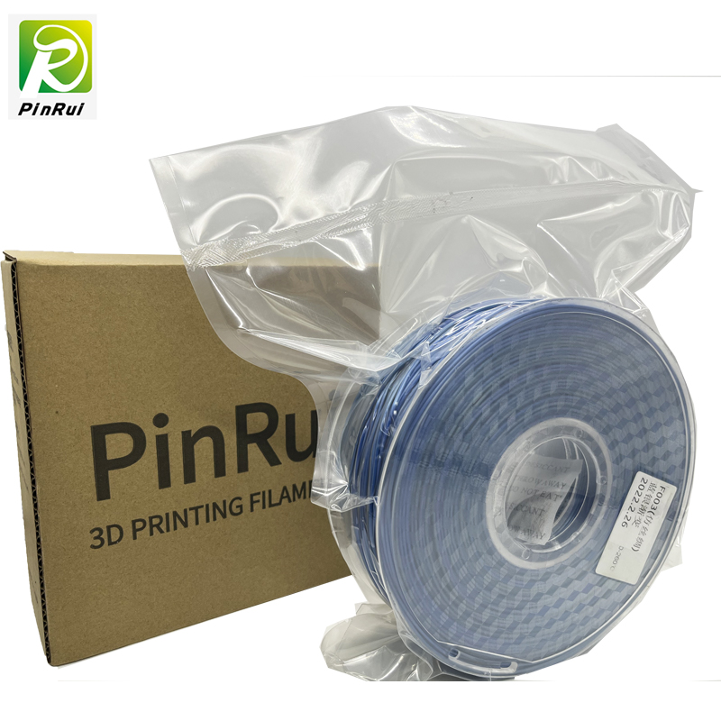 Pinrui高品質ブルーシルバーレインボー1.75mm 3DプリンターPLAフィラメント