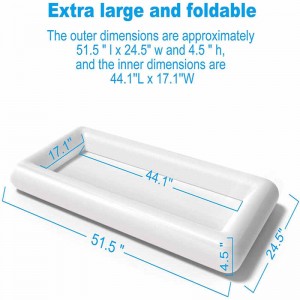 膨脹可能な白いアイスバー、氷の浮き、膨脹可能なプール