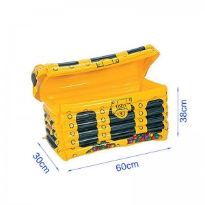 インフレータブルトレジャーチェストクーラーハロウィーンテーマパーティー装飾装飾アクセサリーキッドの誕生日