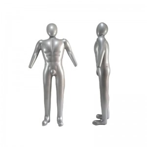 膨脹可能なポリ塩化ビニールの男性マネキンモデル、頭と腕、プラスチックの全身マネキンとフルサイズ