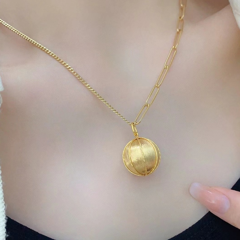 Tuochen Jewelry Wholesale新しいデザインジュエリー10K/14K/18Kソリッドゴールドネックレスチェーンネックレス