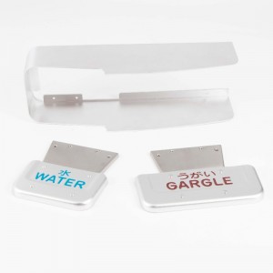 色付きのアルミスタンププレート