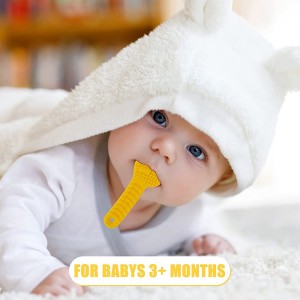 スパナハンマーレンチプライヤーシェイプBPA無料シリコンベビー歯の生徒のおもちゃ