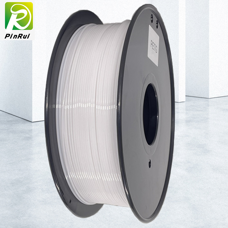 Pinrui 3Dプリンター1.75mmpetg 3Dプリンター用の白いフィラメント白色