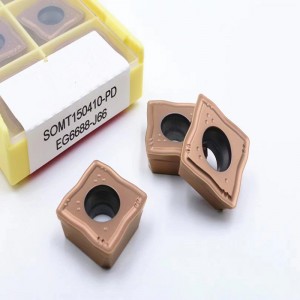 SOMTインサート機械加工鋼、ステンレス鋼、鋳鉄、アルミニウム合金、真鍮
