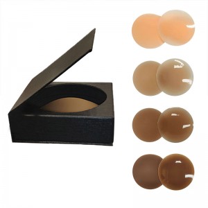 耐久性のある丸い形状接着剤シリコンブラジャーニップルカバー