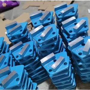 セクターダイヤモンドフロアグラインディングパッドディスク120#\\\\グラインダーフロアコンクリート用のngravel金属結合スクレーパー