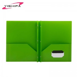 カスタムロゴPPマテリアルダブルポケットスポングプレゼンテーション