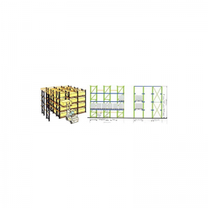 パレットラックでドライブします