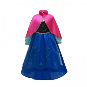 Baige Anna Elsa Cosplay Dress Fairy Tale Halloween Dressesプリンセスアンナパーティーパフォーマンス衣装
