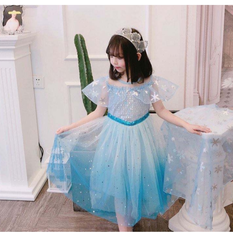 Baige Cosplay Party Dress Up Belle Princess Girls Dress Costume Princess Elsa Anna Halloween Fairy Kids Fancy Dress BX1683