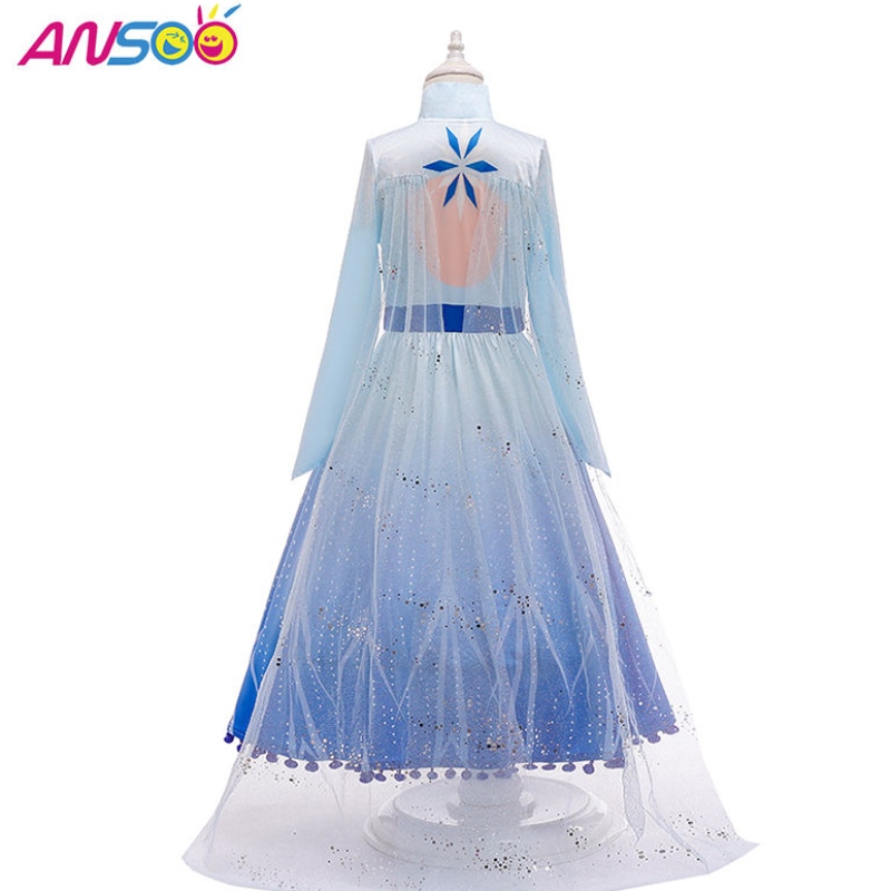 Ansoo Hot Sale Elsa Anna Cosplayコスチューム3PC