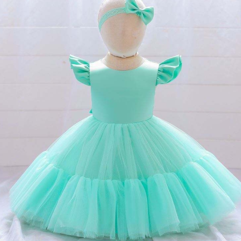 Baige New Fashion Flower Girl Dress Baby Party Birthday Wedding Princess Kids Clothing DressesL2038XZ