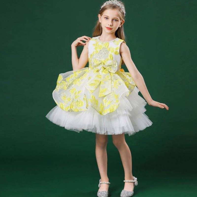 Baige Baby Girls Party Dresses KidsPrincess Dress BeautifulBall Gown for Girl