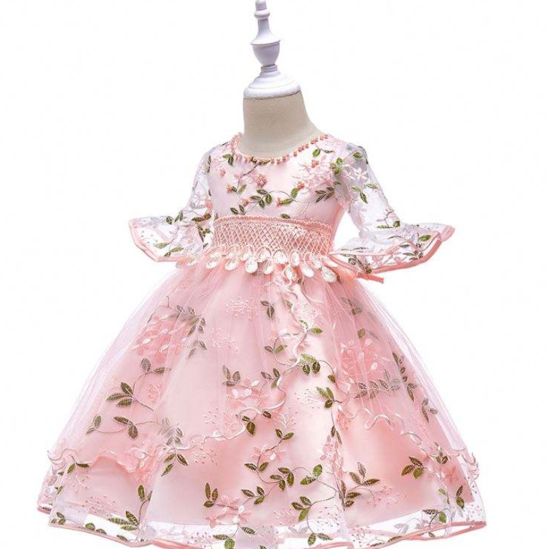 Baige New Model Dresses Wedding Girls Party Clothers for Childr