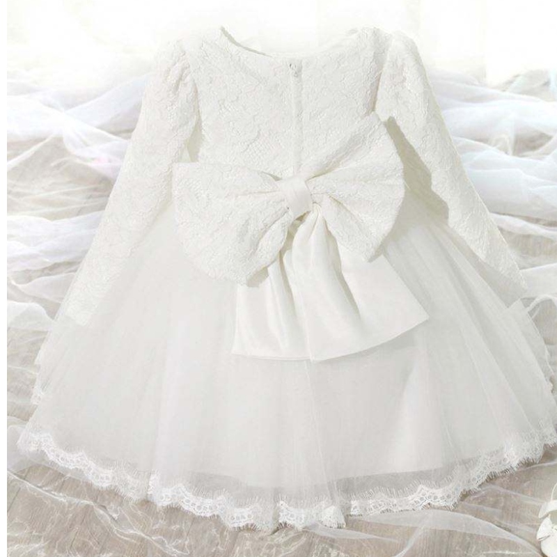 Baige New Stock Baptism Kids Party Dress Flower Girl Princess Birthday Party Summer Dress BBTZ002