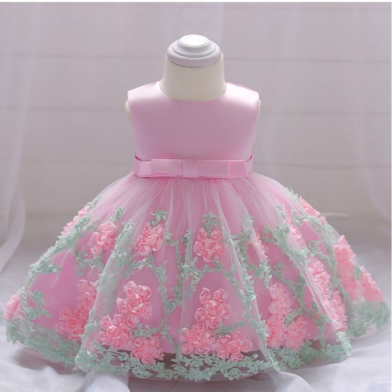 Baige Children Fashion Party Frock Kids Party Wear Wear Wear