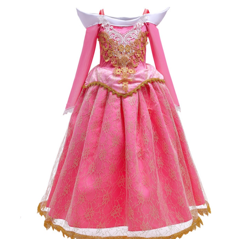 ホットセールガールズドレスクリスマスプリンセスコスプレコスチュームドレスガールハロウィーンパーティー